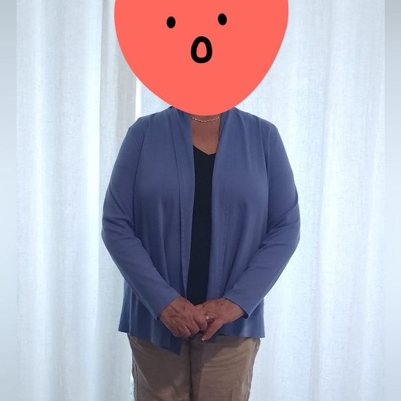 L.L. Bean Cardigan | Size M | Blue | long sleeve - Picture 3 of 8